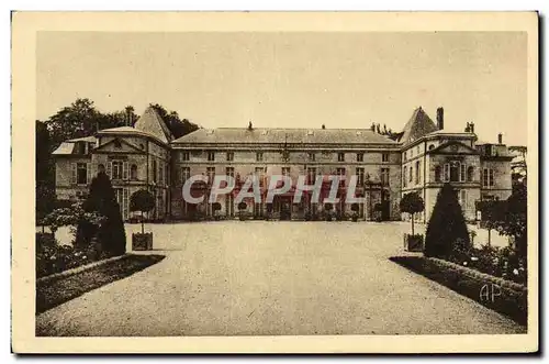 Cartes postales Malmaison Le Chateau facade Est et Cour d Honneur