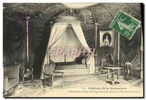 Ansichtskarte AK Chateau de la Malmaison Chambre a coucher de l imperatrice Josephine Napoleon