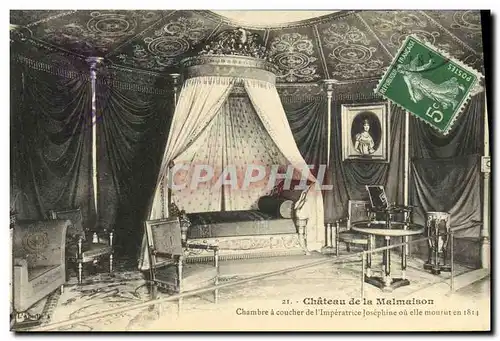 Cartes postales Chateau de la Malmaison Chambre a coucher de l imperatrice Josephine Napoleon