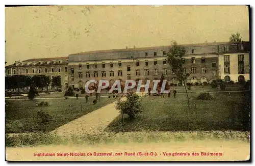 Cartes postales Institution Saint Nicolas de Buzenval par Rueil Vue generale des Batiments