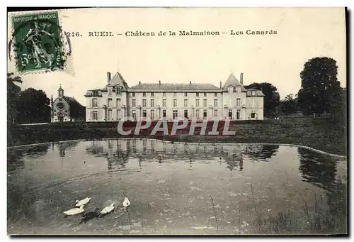Cartes postales Rueil Chateau de la Malmaison Les Canards