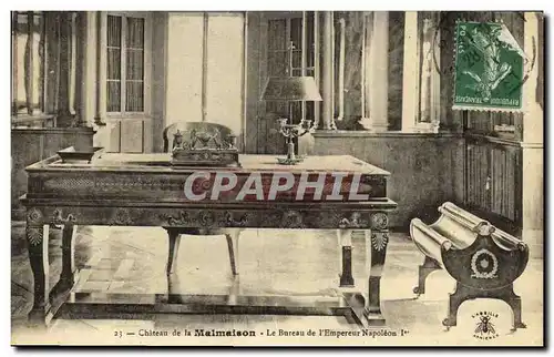 Ansichtskarte AK Chateau de la Malmaison Le Bureau de l Empereur Napoleon l er