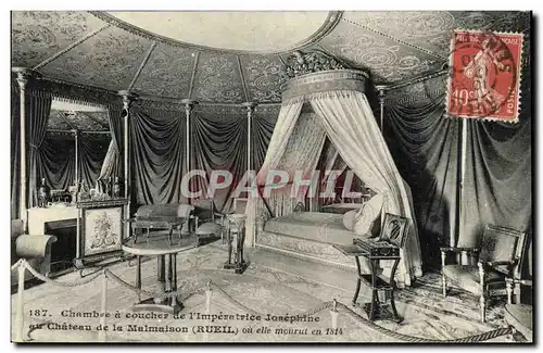 Cartes postales Chambre a coucher de l Imperatrice Josephine au Chateau de la Malmaison