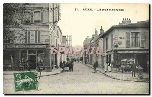 Ansichtskarte AK Rueil La Rue Maurepas