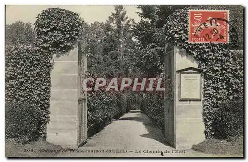 Cartes postales Chateau de la Malmaison Le Chemin de l Exil