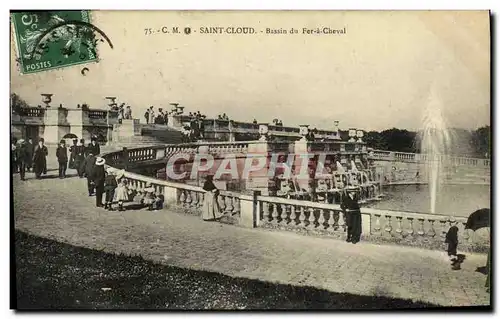 Cartes postales C M Saint Cloud Bassin du Fer a Cheval