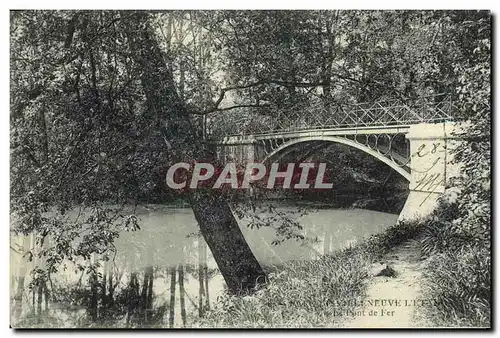 Ansichtskarte AK Villeneuve l Etang Le pont de fer