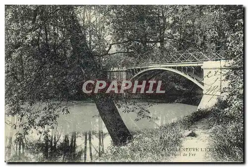 Cartes postales Villeneuve l Etang Le pont de fer