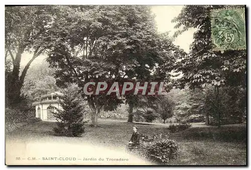 Cartes postales Parc de Saint Cloud Jardin du Trocadero
