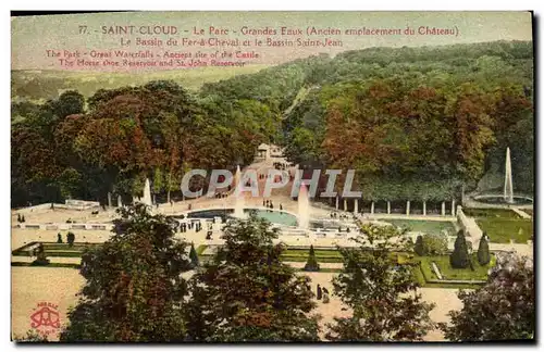 Ansichtskarte AK Parc de Saint Cloud Grandes Eaux