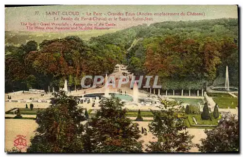 Cartes postales Parc de Saint Cloud Grandes Eaux