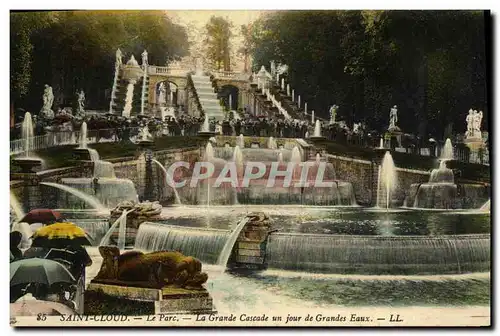 Cartes postales Parc de Saint Cloud Le Parc Grandes Eaux Bassin des