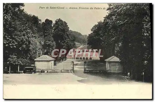 Ansichtskarte AK Parc de Saint Cloud Ancien Fronton du Palais de L Eglise