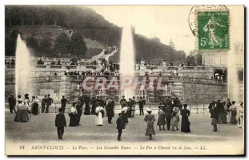 Cartes postales Parc de Saint Cloud Les Grandes Eaux