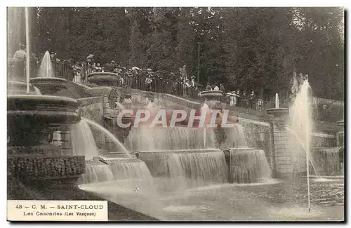 Ansichtskarte AK Parc de Saint Cloud Les Cascades