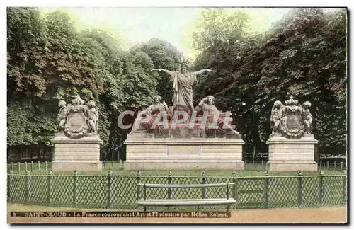 Cartes postales Parc de Saint Cloud Bassins de la Cascade