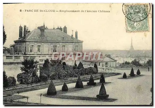 Cartes postales Parc de Saint Cloud Emplacement de L Ancien Chateau