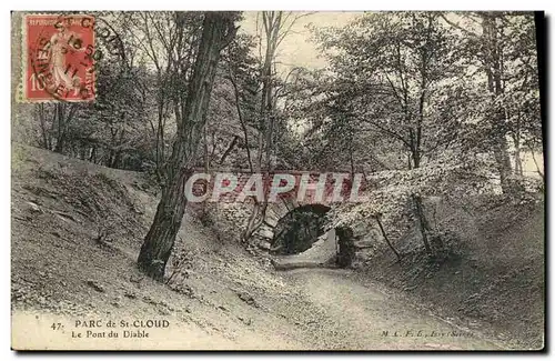 Ansichtskarte AK Parc De Saint Cloud Le Pont du Diable