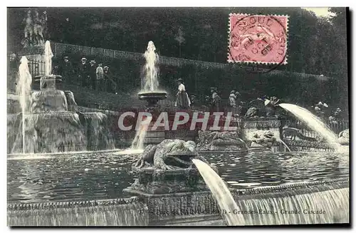 Cartes postales Parc De Saint Cloud Grandes eaux Grande cascade Grenouille