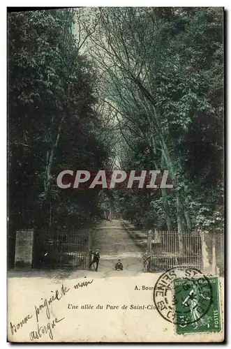 Cartes postales Parc De Saint Cloud Une allee