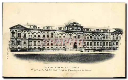 Cartes postales Parc De Saint Cloud Manufacture de Sevres
