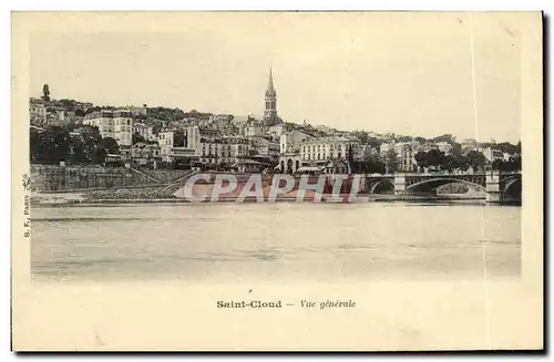 Cartes postales Parc De Saint Cloud Vue Generale