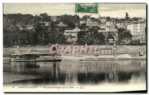 Cartes postales Parc De Saint Cloud Vue Panoramique sur le Parc