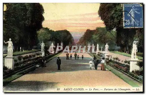 Cartes postales Parc de Saint Cloud Parterre de L Orangerie
