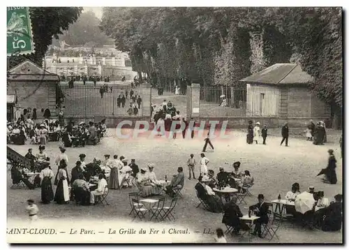 Ansichtskarte AK Saint Cloud Le Parc La Grille du Fer a Cheval