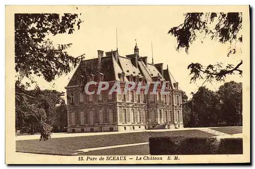 Cartes postales Sceaux Parc le Chateau