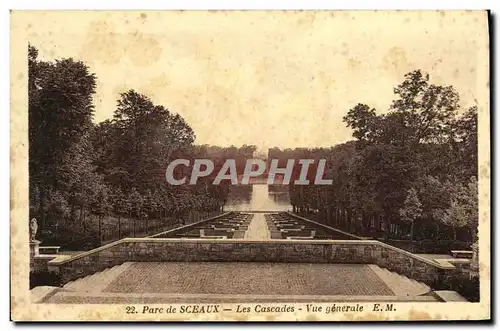 Ansichtskarte AK Sceaux Parc Les Cascades Vue Generale