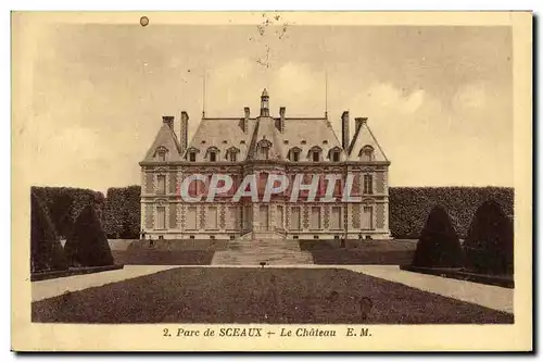 Ansichtskarte AK Sceaux Parc Le Chateau