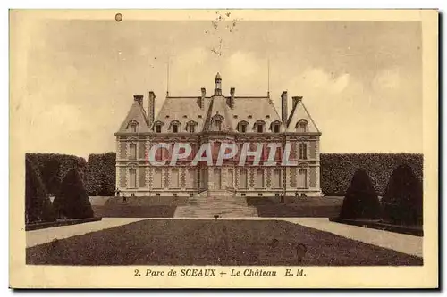 Cartes postales Sceaux Parc Le Chateau