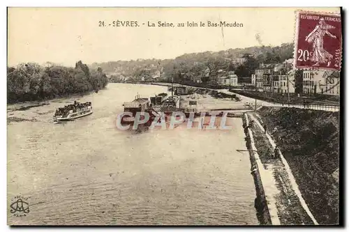 Cartes postales Sevres La Seine au Loin le Bas Meudon