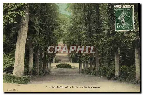 Cartes postales Saint Cloud Le Parc Allee du Centaure
