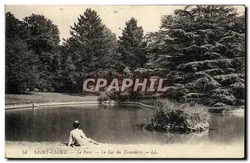Cartes postales Saint Cloud Le Parc Le Lac Trocadero