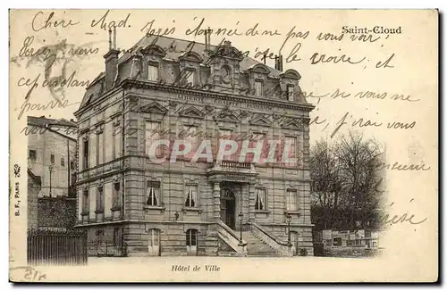 Cartes postales Saint Cloud Hotel de Ville