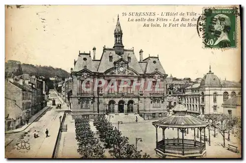 Cartes postales Suresnes L Hotel de Ville La Salle des Fetes