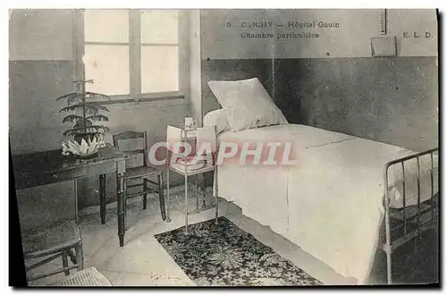 Cartes postales Clichy Hopital Gouin Chambre particuliere