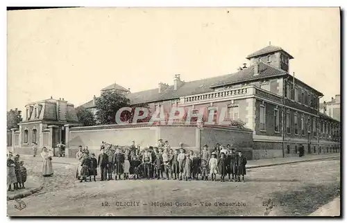 Ansichtskarte AK Clichy Hopital Gouin Vue D Ensemble Enfants