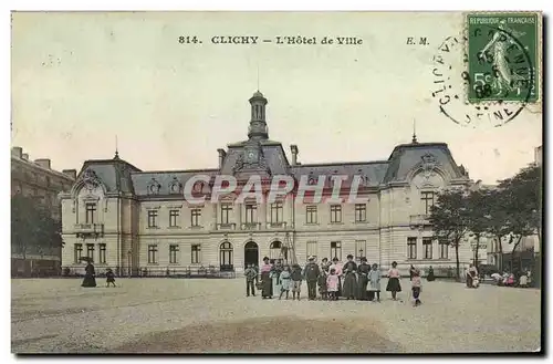 Cartes postales Clichy L Hotel de Ville