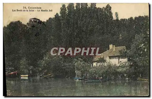 Cartes postales Colombes Les Bords de la Seine Le Moulin Joll