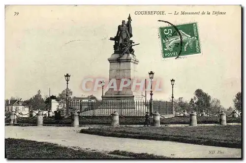 Ansichtskarte AK Courbevoie Le Monument de la defense