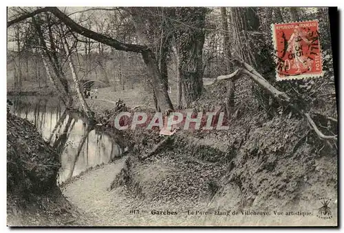Cartes postales Garches Parc Etang de Villeneuve Enfant