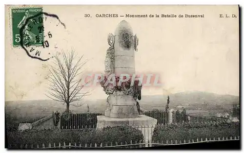 Cartes postales Garches Monument de la Bataille de Buzenval Militaria