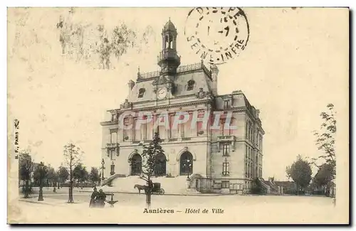 Cartes postales Asnieres Hotel de Ville