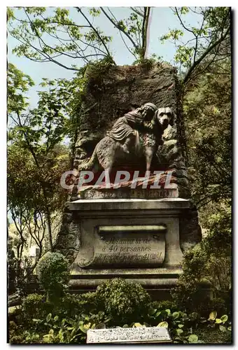 Cartes postales moderne Asnieres Le Cimetiere des Chiens Le Monument de Barry