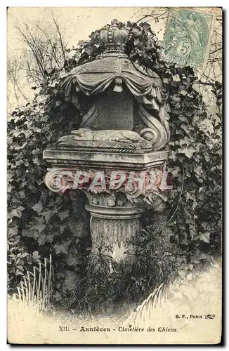 Cartes postales Asnieres Cimetiere des Chiens