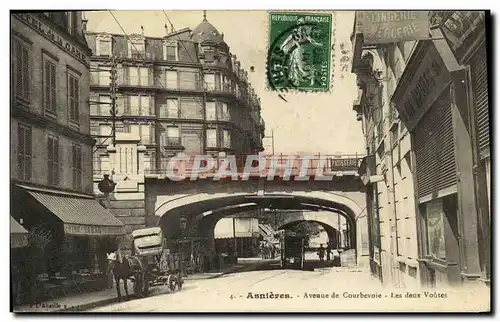 Cartes postales Asnieres avenue de Courbevoie Les deux Voutes