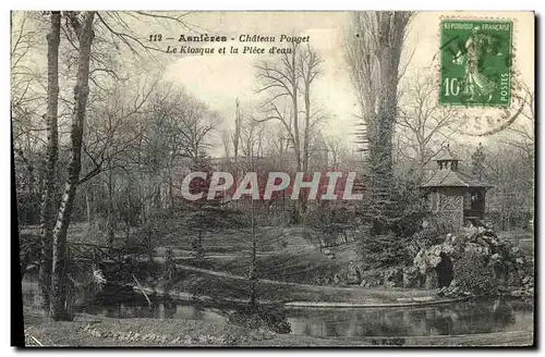 Cartes postales Asnieres Chateau Pouget Le Kiosque et la Piece d eau